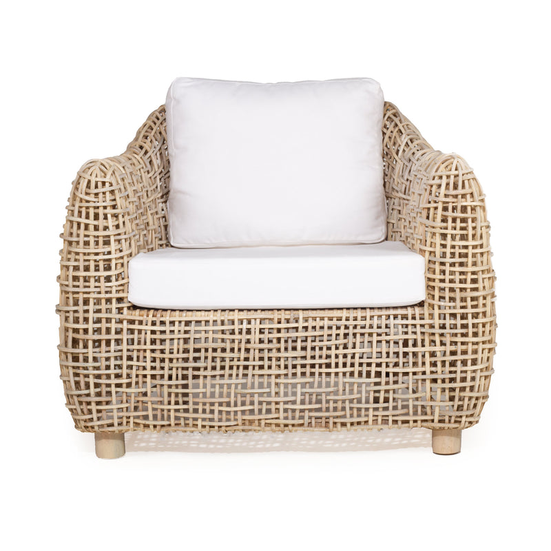 Mason Lounge Chair - White Wash
