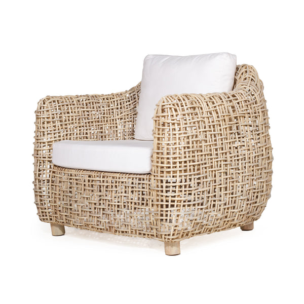 Mason Lounge Chair - White Wash