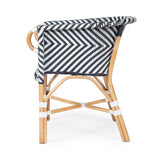 Nora Armchair - Black and White