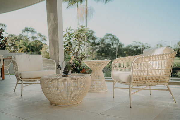 Tobin Outdoor Occasional Chair - Beach White