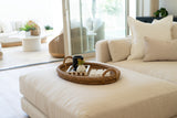 Chloe Natural Rope Oval Tray - Natural