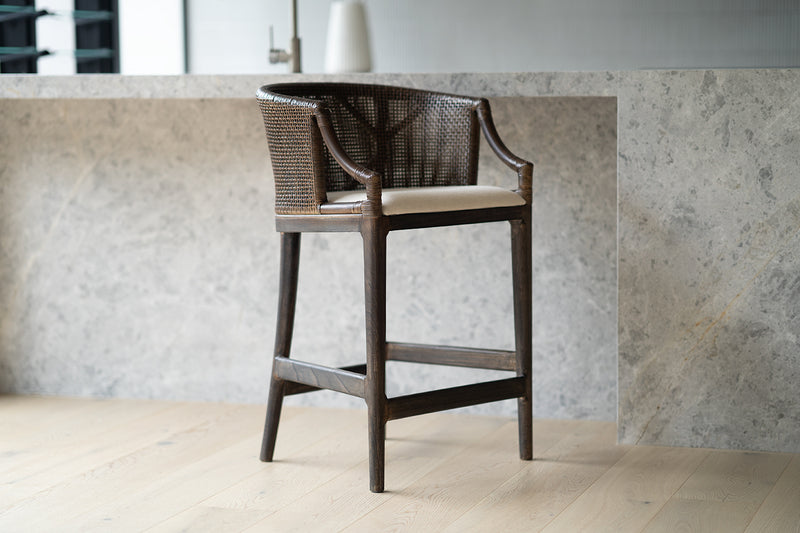 Kingston Counter Stool - Dark Brown