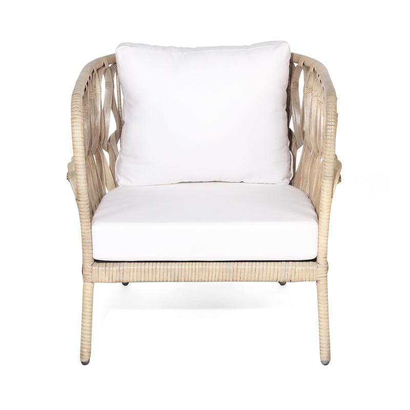 Cilla Lounge Chair - White Wash