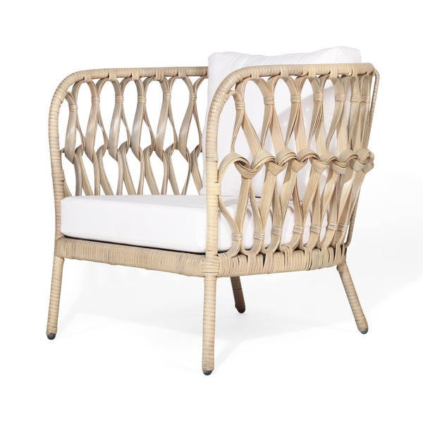 Cilla Lounge Chair - White Wash
