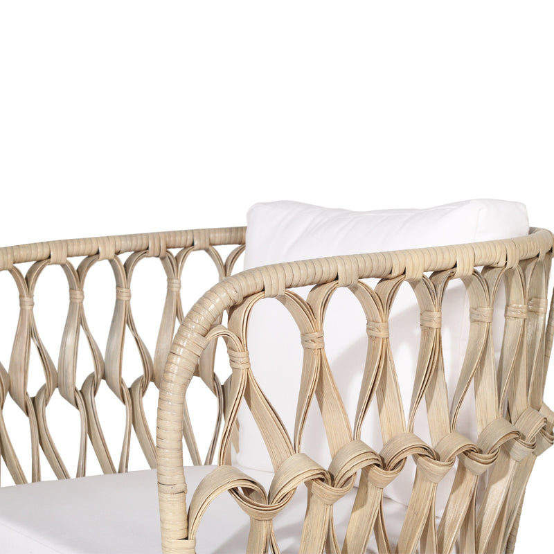 Cilla Lounge Chair - White Wash