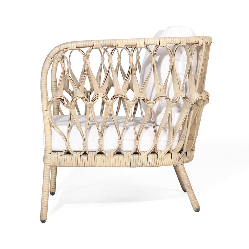 Cilla Lounge Chair - White Wash