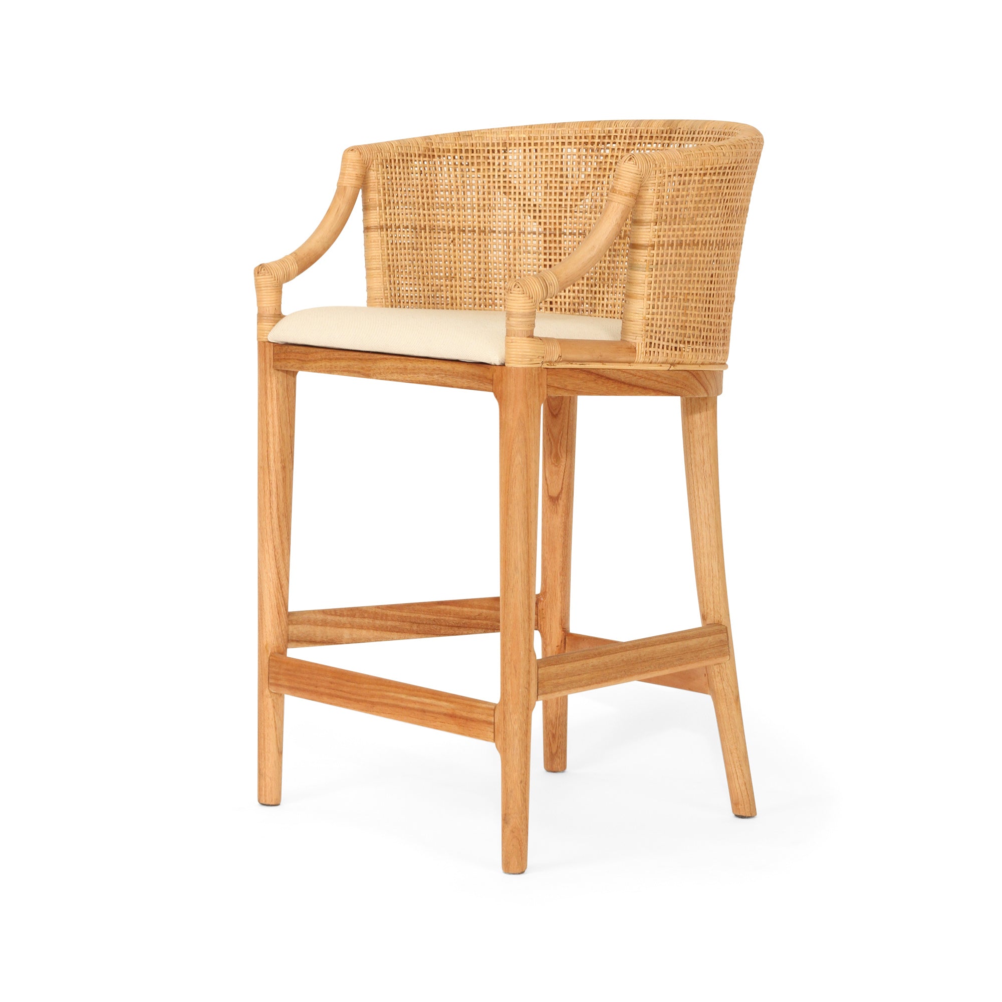 Kingston Counter Stool - Natural – Serrata Living