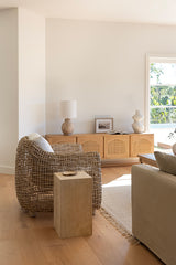 Mason Lounge Chair - White Wash