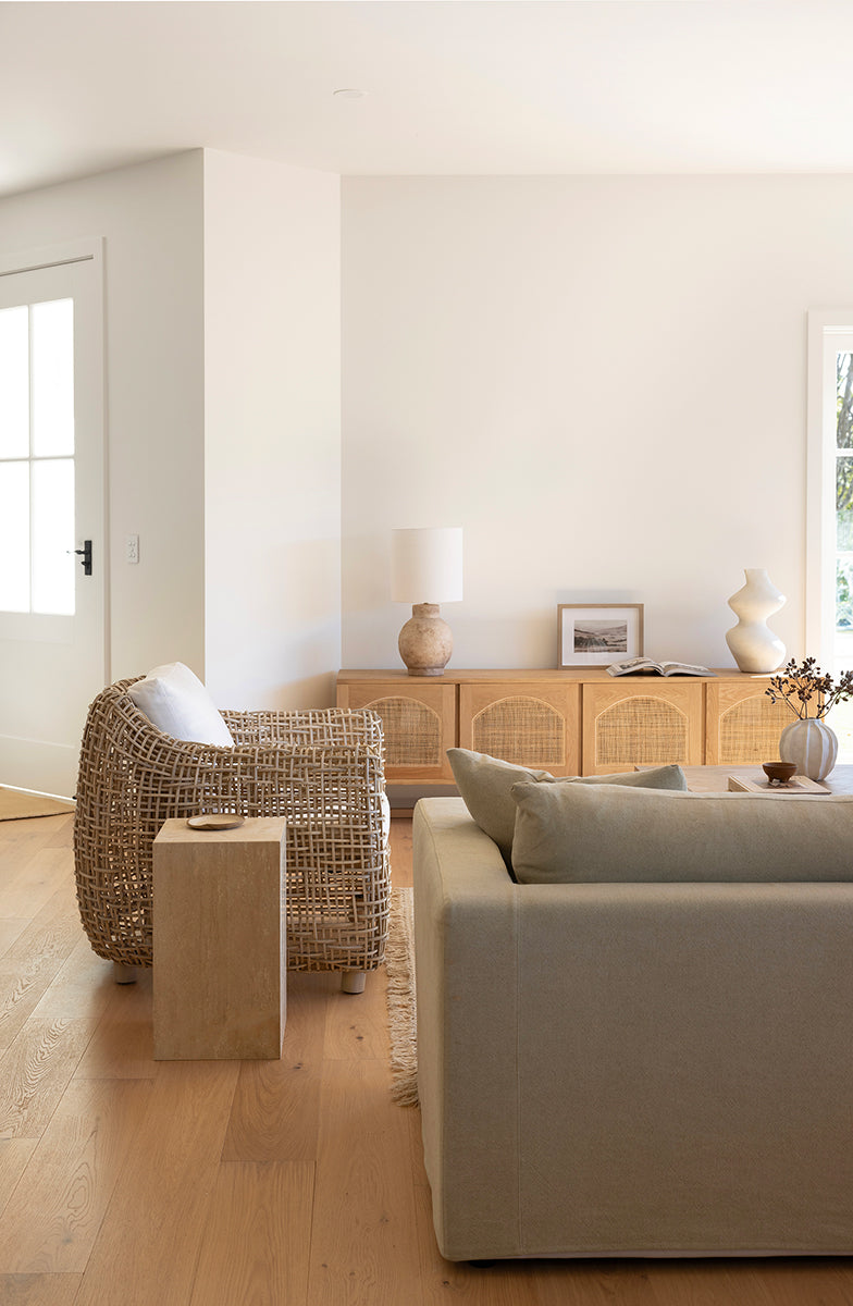 Mason Lounge Chair - White Wash