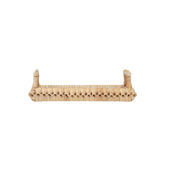 Mila Braided Rectangular Tray (Small Size) - Natural