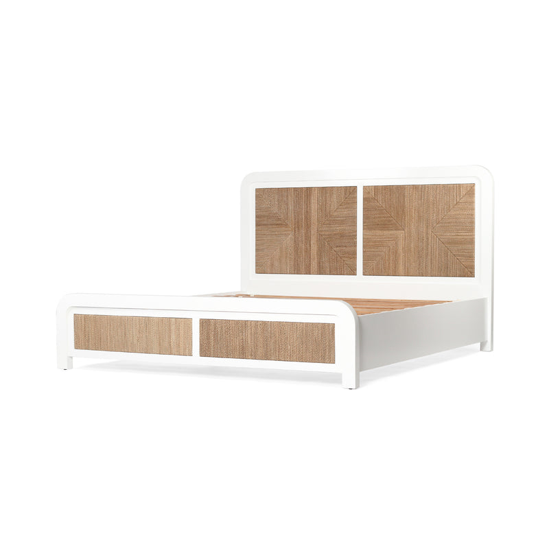 Milford King Bed - White