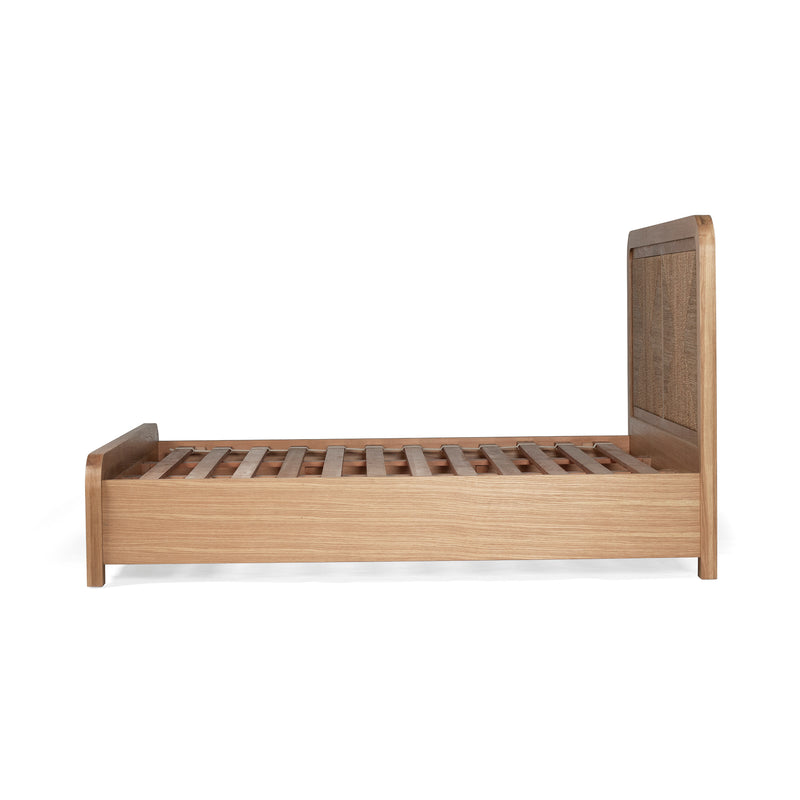 Milford King Bed - Oak