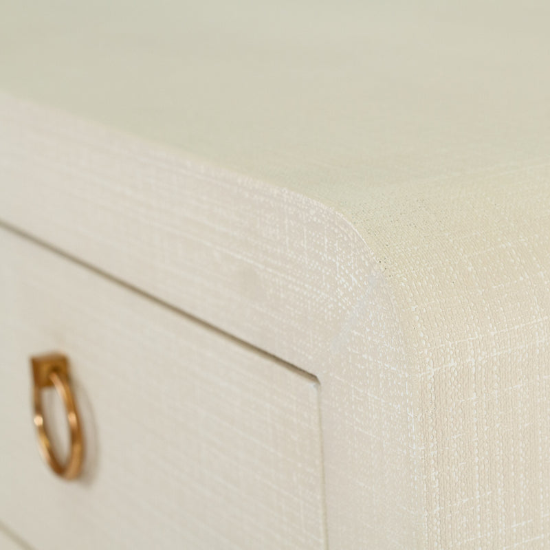 Newhaven 5-Drawer Dresser (Tallboy) -Ivory