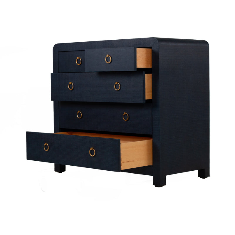 Newhaven 5-Drawer Dresser (Tallboy) -Navy