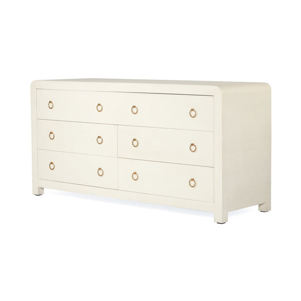 Newhaven 6-Drawer Dresser - Ivory