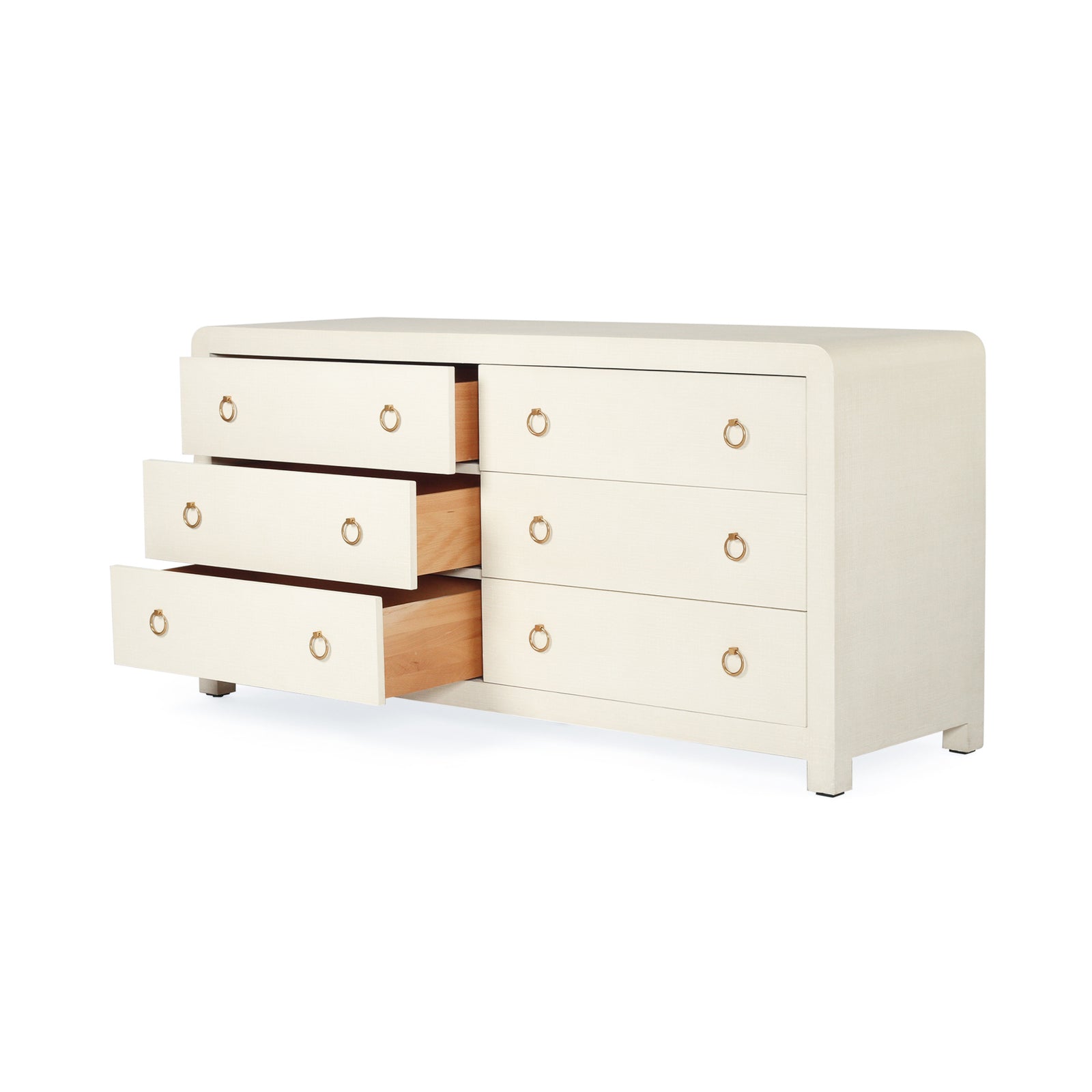 Newhaven 6-Drawer Dresser - Ivory  Serrata Living