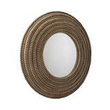 Mila Braided Mirror - Grey