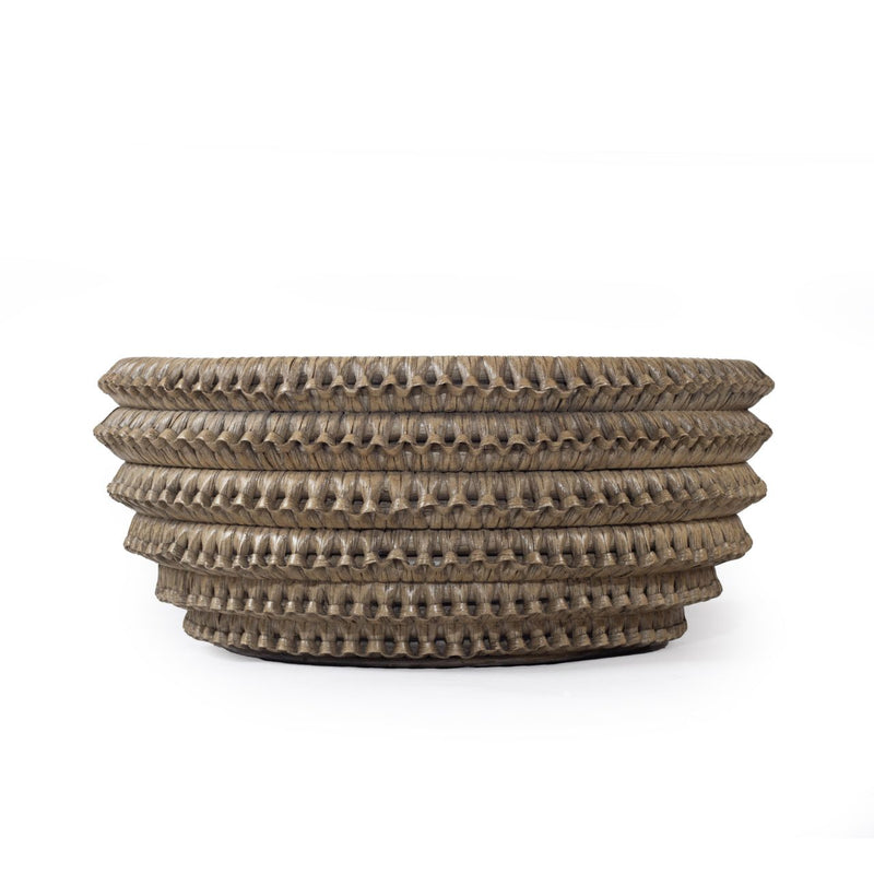 Mila Braided Bowl- Grey