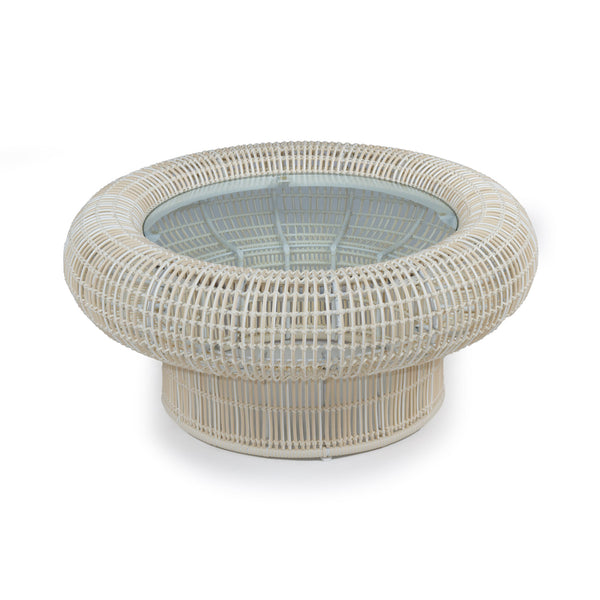 Hudson Outdoor Coffee Table - Beach White