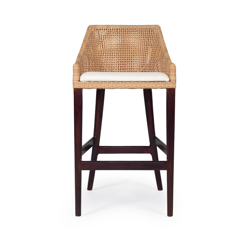 Jude Bar Stool - Honey/Mahogany