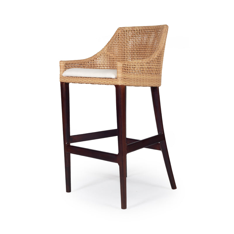 Jude Bar Stool - Honey/Mahogany