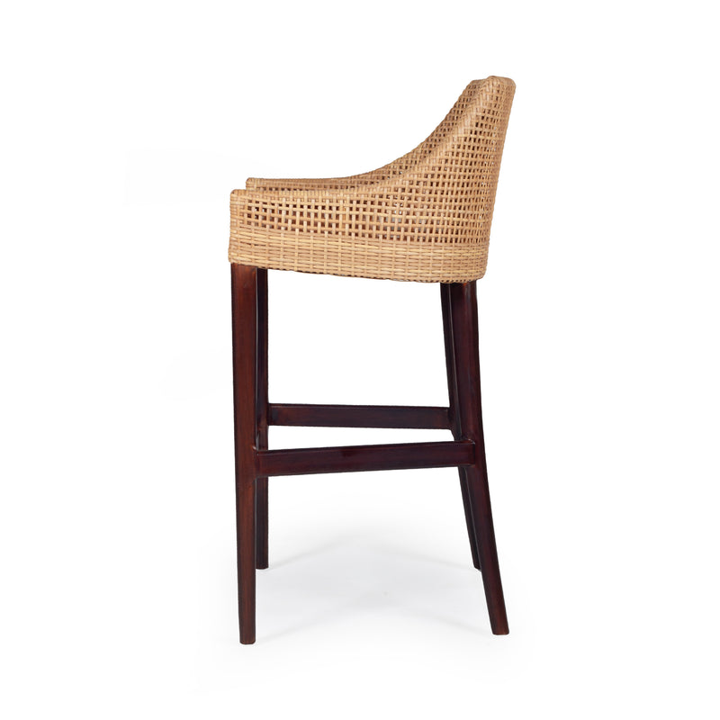 Jude Bar Stool - Honey/Mahogany