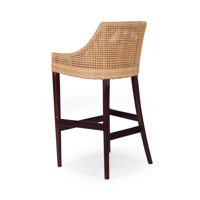 Jude Bar Stool - Honey/Mahogany